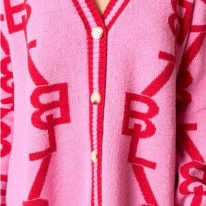 Buddy Love Pink and Red Sweater